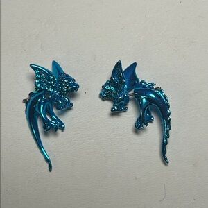 Front-Back Dragon Earrings